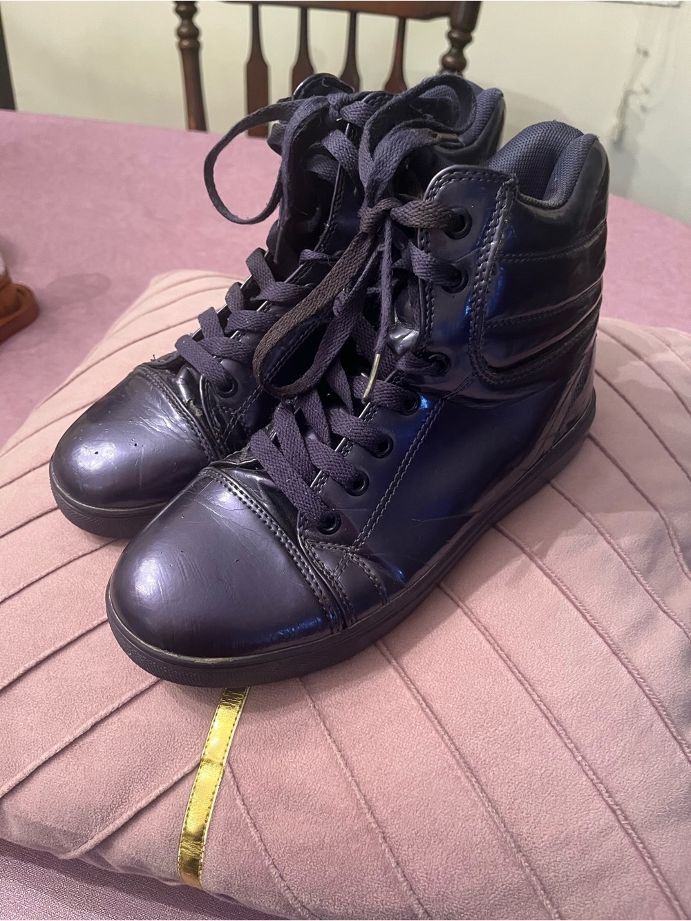 Women’s retro dance sneakers in purple, size EU 37 US 7